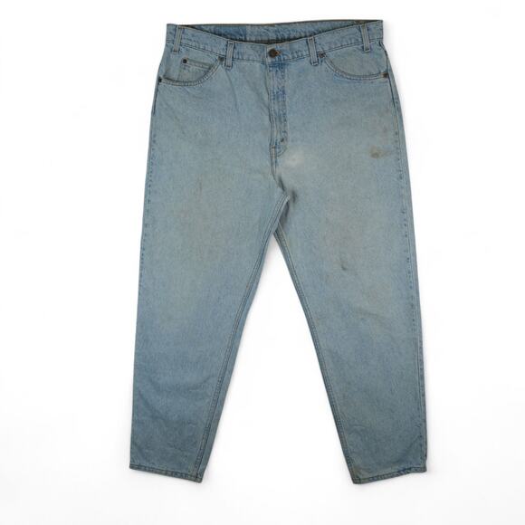 Vtg Levis 550 Jeans Mens 40x30 Blue Relaxed Fit Tapered Leg Orange Tab 1995 - Picture 1 of 16